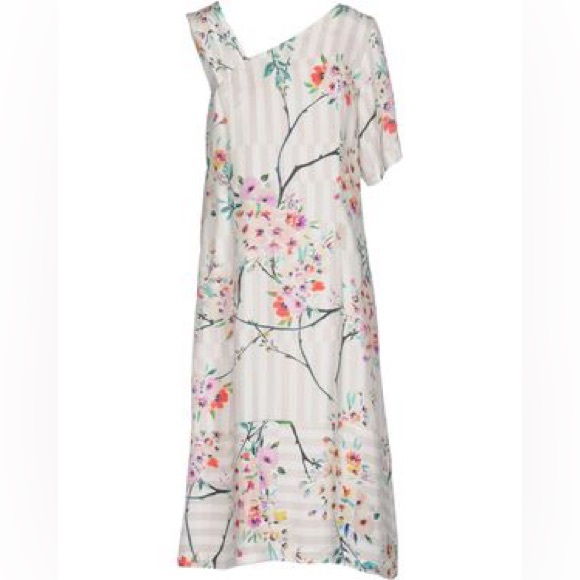 Paul and Joe silk floral midi dress sz S retail $1085 - Picture 3 of 8